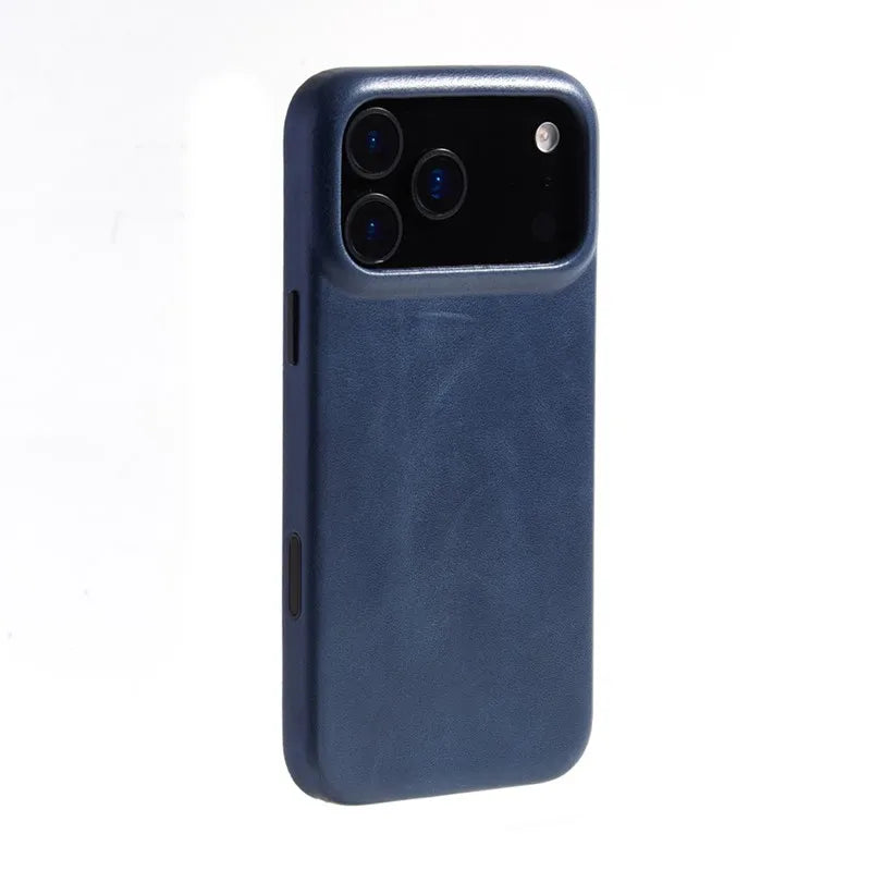 Genuine Leather Slim Phone Case for iPhone 17 Series image 1