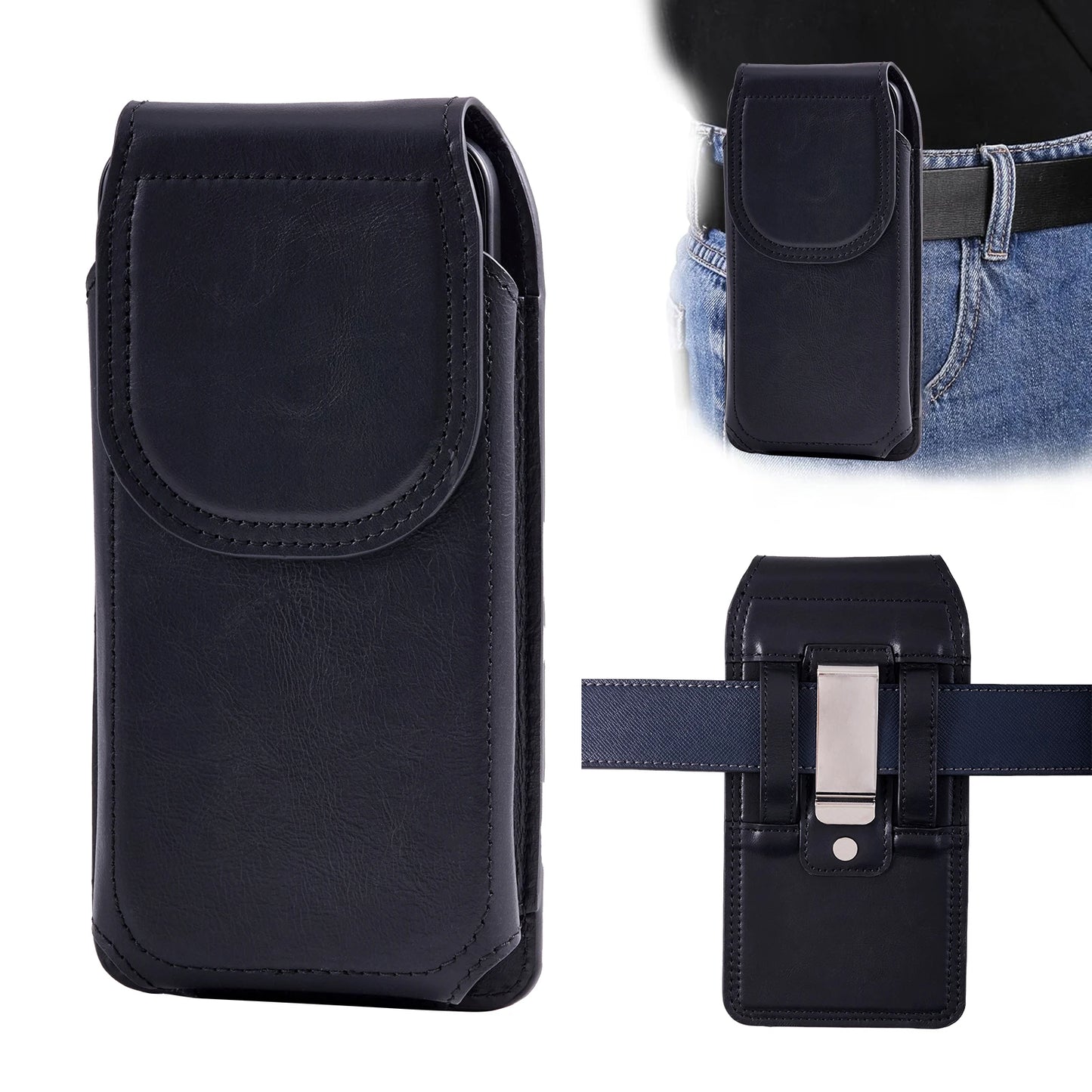 Genuine Leather Wallet Phone Case for iPhone 17 Series image 1