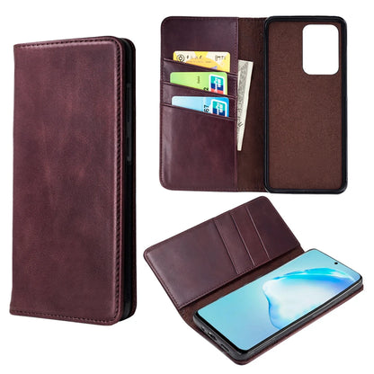 Cowhide Leather Folio Wallet Phone Case for Customizable Device Models image 6