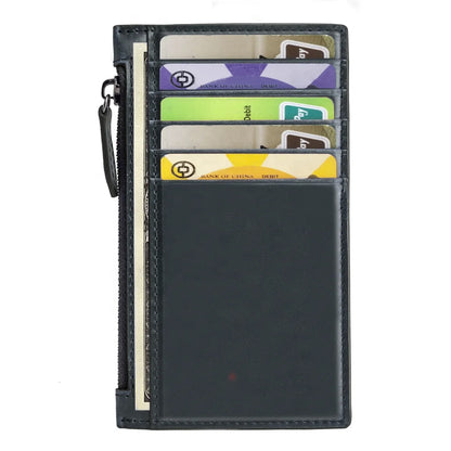 Genuine Leather Zipper Card Holder - image 3