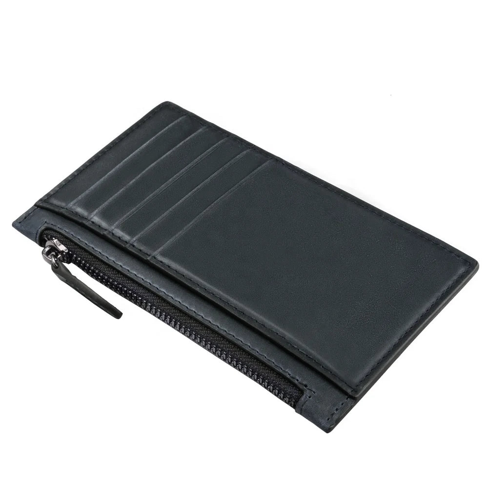 Genuine Leather Zipper Card Holder - image 6