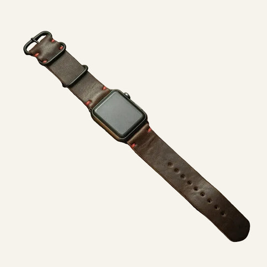 Pulseira de Couro para Apple Watch — OEM Personalizado
