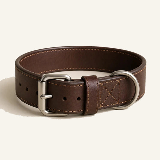 Wide Leather Dog Collar for Large Dogs (Wholesale/OEM Manufacturer)