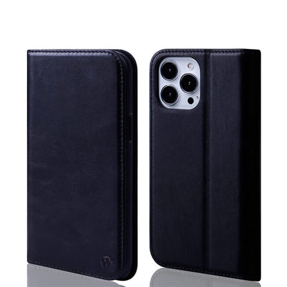 Aaronscase Genuine Black Leather iPhone 15 Case (Wholesale / Manufacturer)
