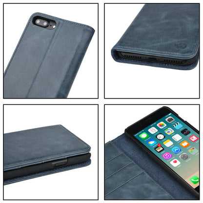 Aaronscase Blue Leather Phone Case (Wholesale/Manufacturer)