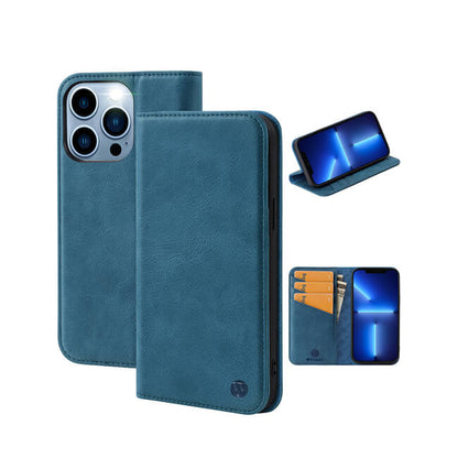 Aaronscase Custom Genuine Leather iPhone 16 Wallet Case (Wholesale/Manufacturer)