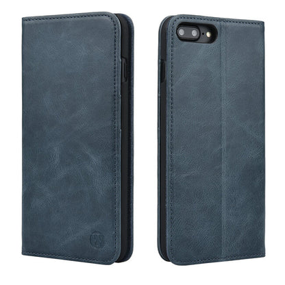 Aaronscase Blue Leather Phone Case (Wholesale/Manufacturer)