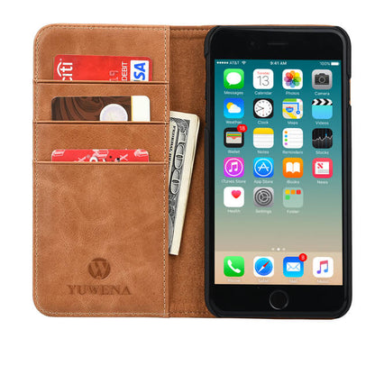 Aaronscase Brown Leather Phone Case (Wholesale/Manufacturer)