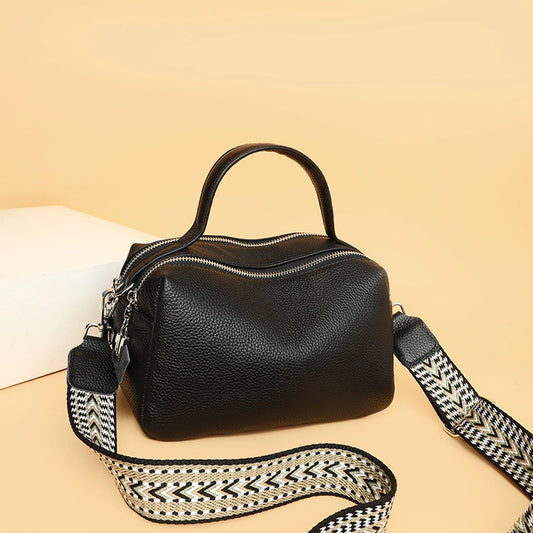Boxy Top-Handle Crossbody Bag custom OEM reference 223966 - front view