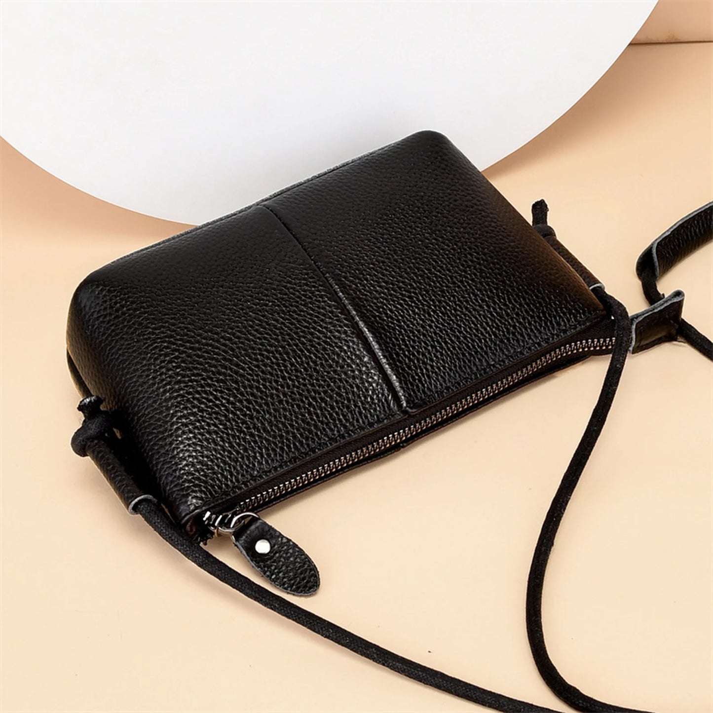 Boxy Top-Handle Crossbody Bag custom OEM reference 6003-HA - angled view