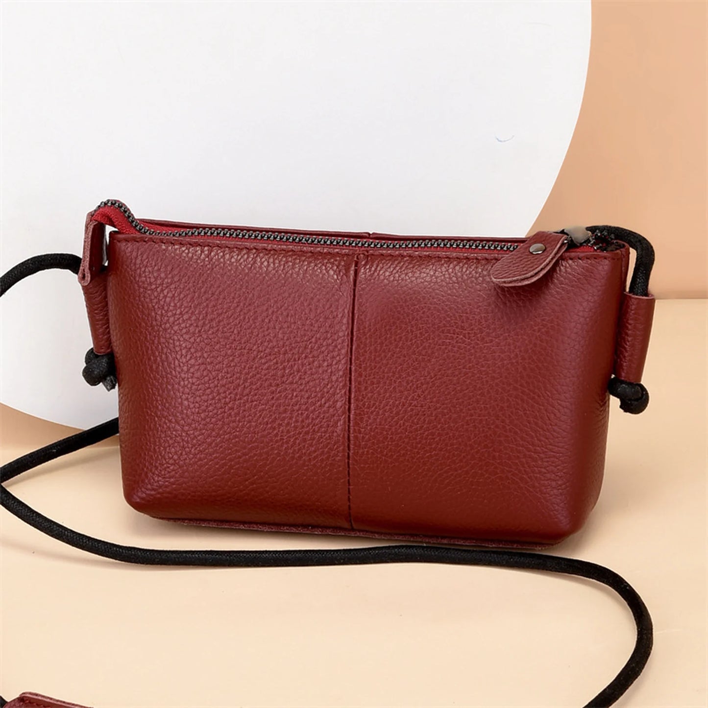 Boxy Top-Handle Crossbody Bag custom OEM reference 6003-HA - side or carry view