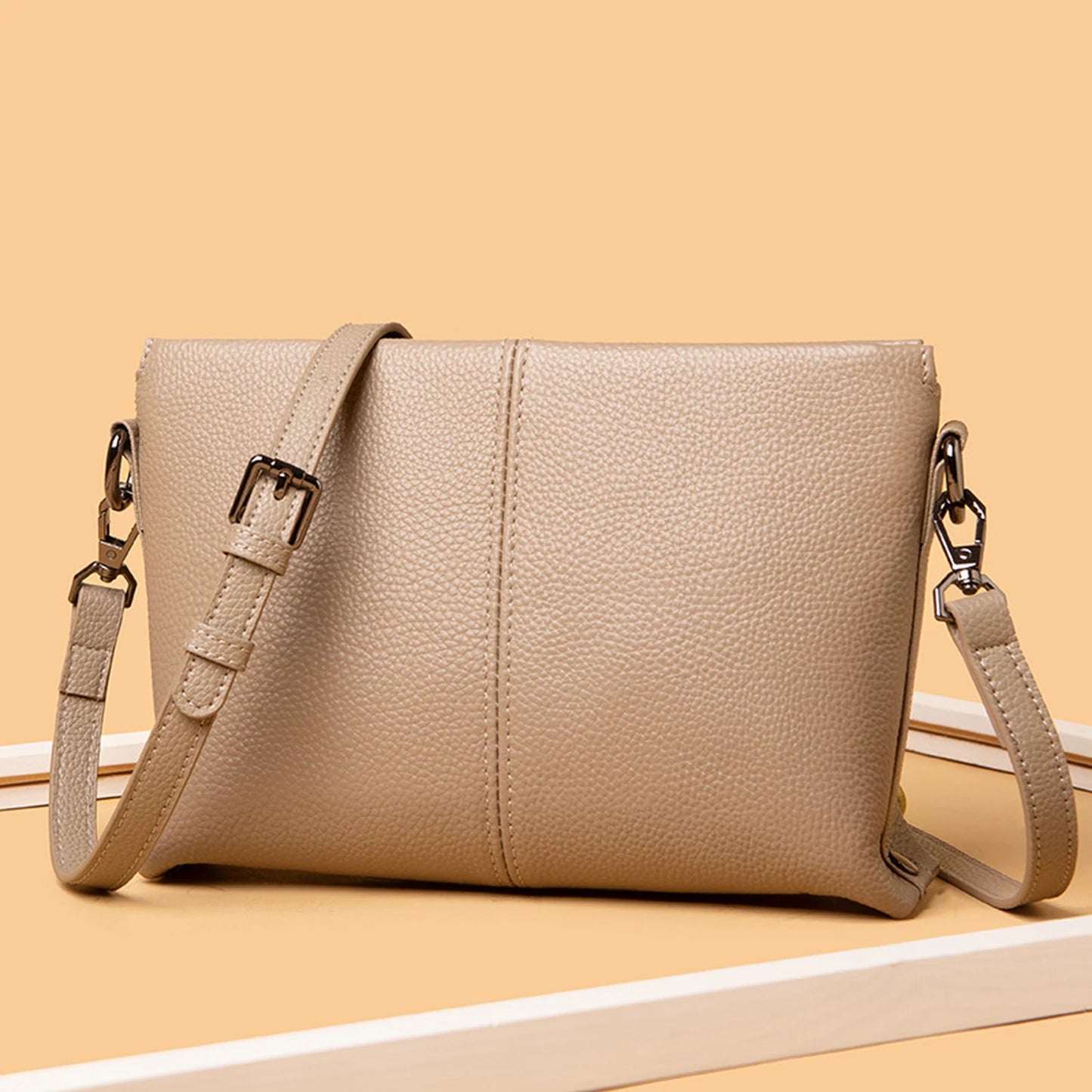 Buckle Flap Crossbody Bag custom OEM reference 84162 - front view