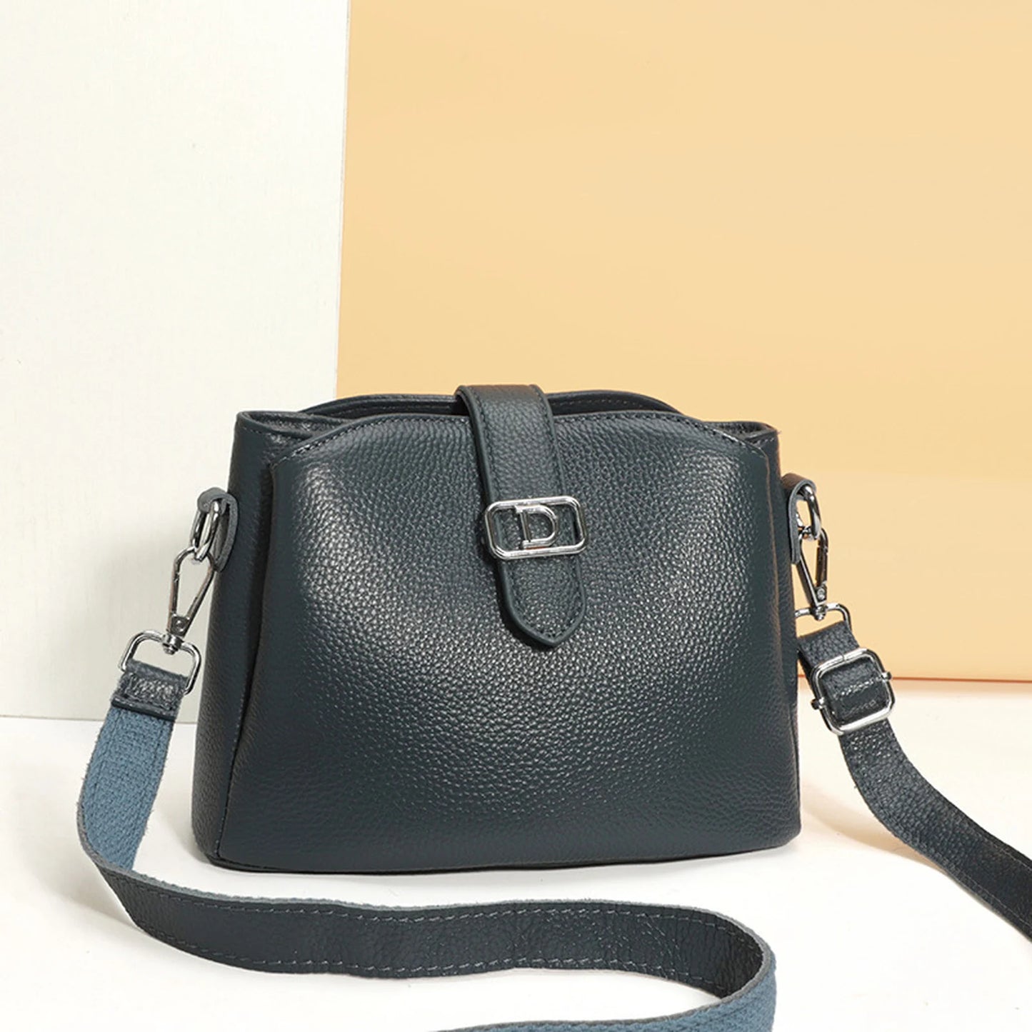 Buckle-Flap Crossbody Bag custom OEM reference CT&2259 - front view