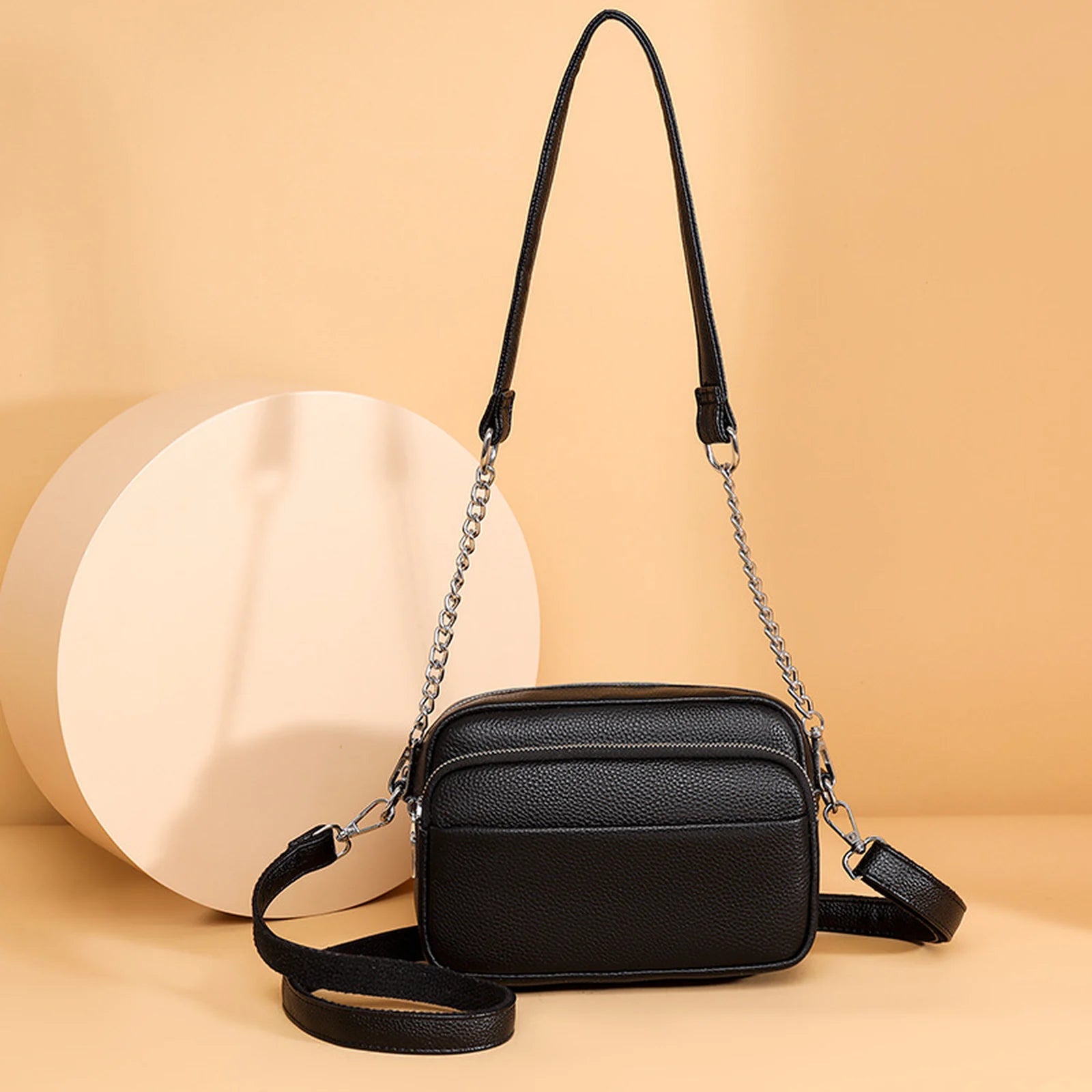 Compact Camera Crossbody Bag custom OEM reference YPJ1096 - front view