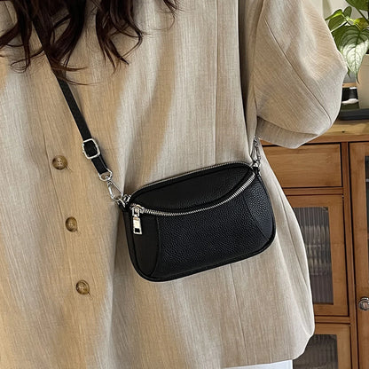Compact Zip Camera Crossbody Bag custom OEM reference 649 - angled view