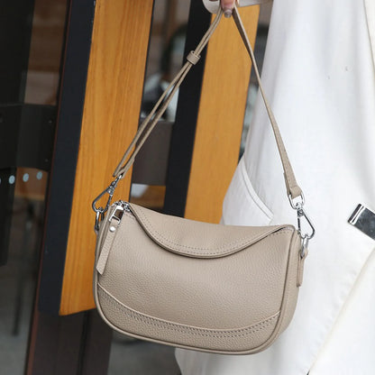 Crescent Saddle Crossbody Bag custom OEM reference 9306 - angled view