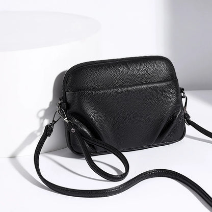 Double-Zip Camera Crossbody Bag custom OEM reference 9039 - front view