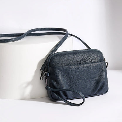 Double-Zip Camera Crossbody Bag custom OEM reference 9039 - side or carry view