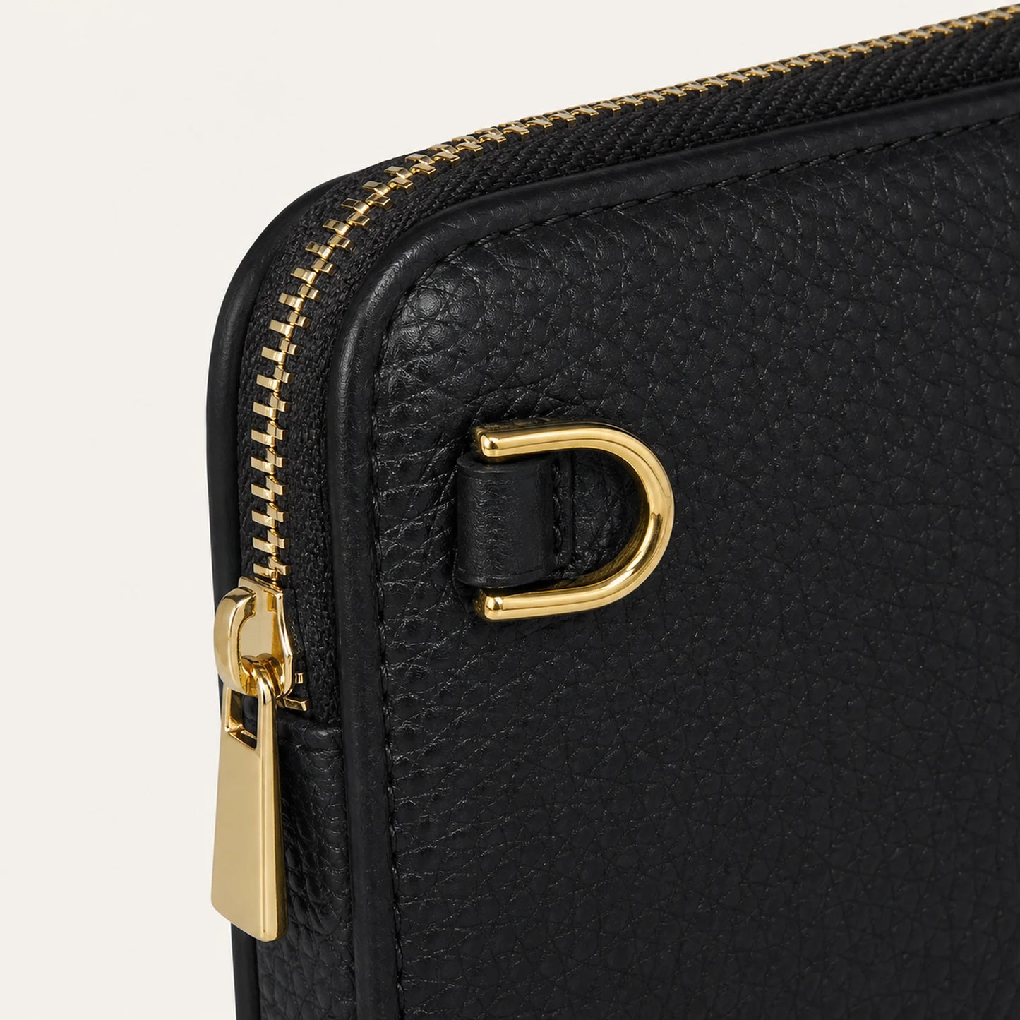 Custom Expanded Leather Zip Pouch function and craftsmanship detail