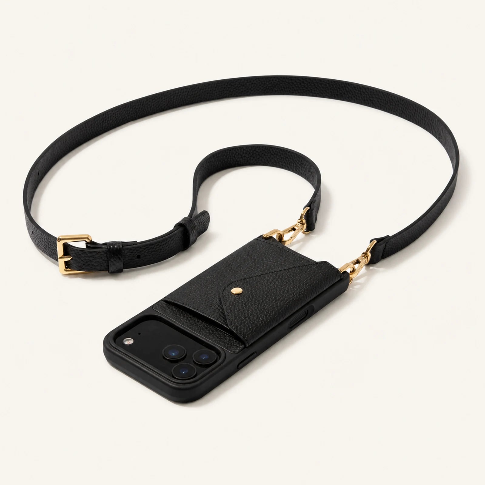 Custom Fixed Card Wallet Crossbody Phone Case front product view