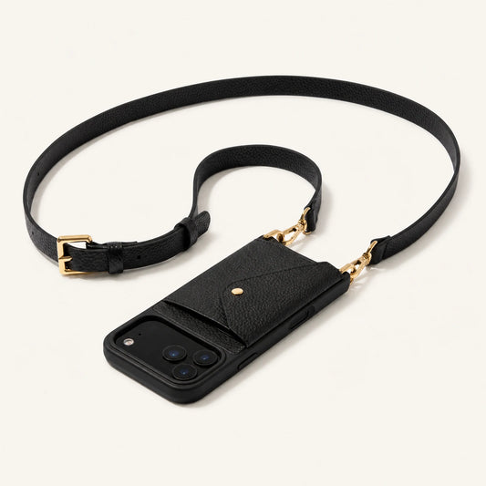Custom Fixed Card Wallet Crossbody Phone Case front product view