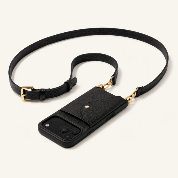 Custom Fixed Card Wallet Crossbody Phone Case front product view