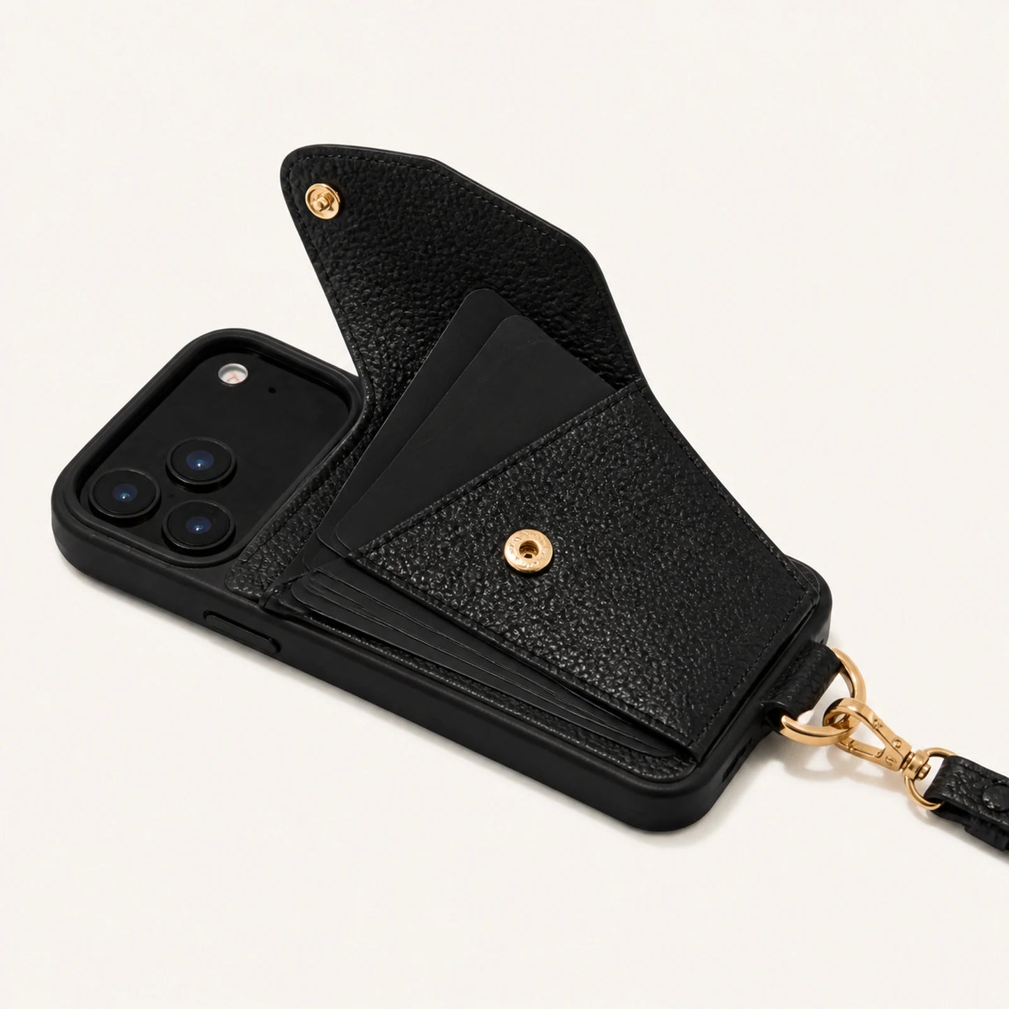 Custom Fixed Card Wallet Crossbody Phone Case function and craftsmanship detail