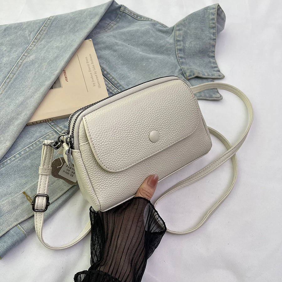 Flap Camera Crossbody Bag custom OEM reference 1235# - front view