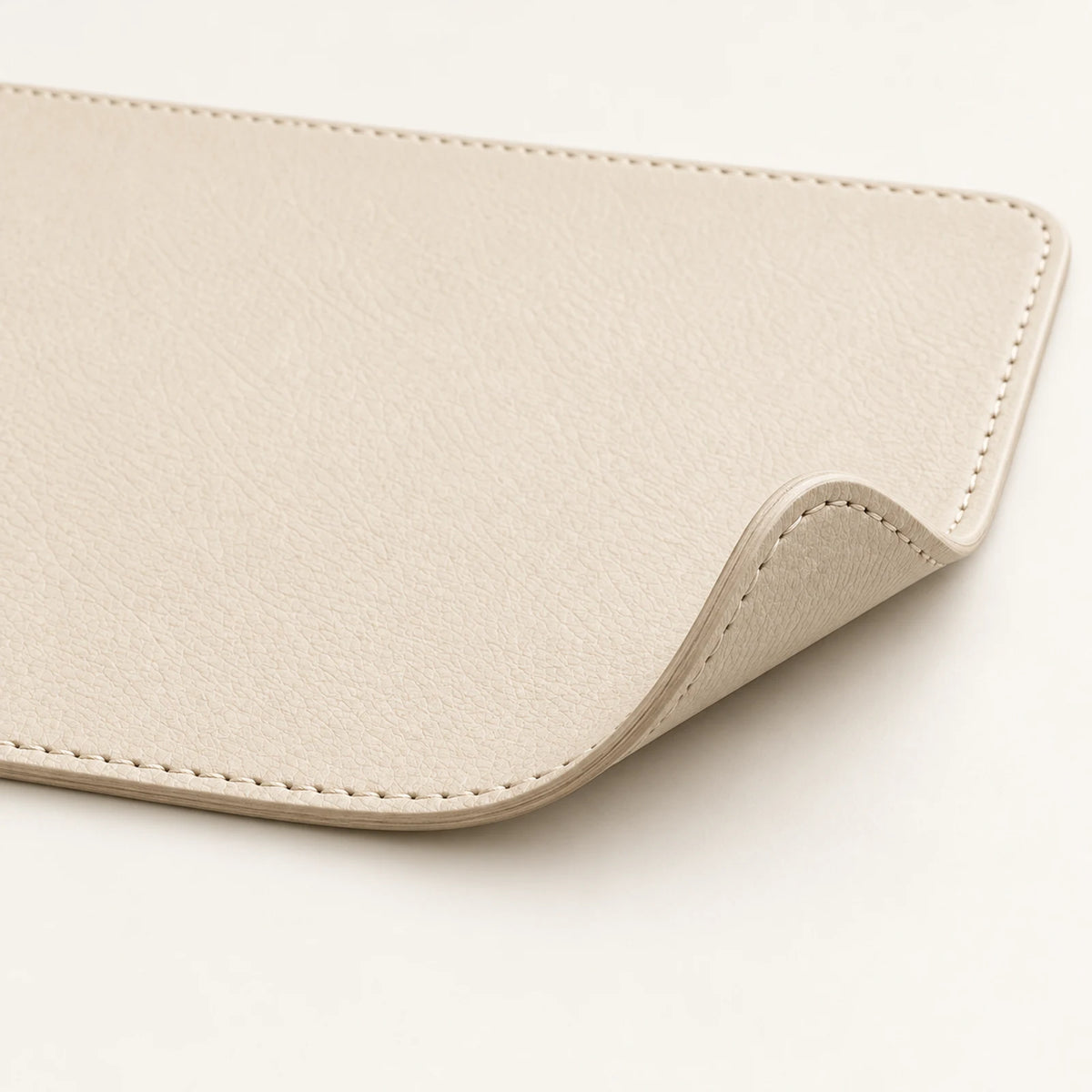 Reverse leather surface and flexible edge of the custom hotel tray liner