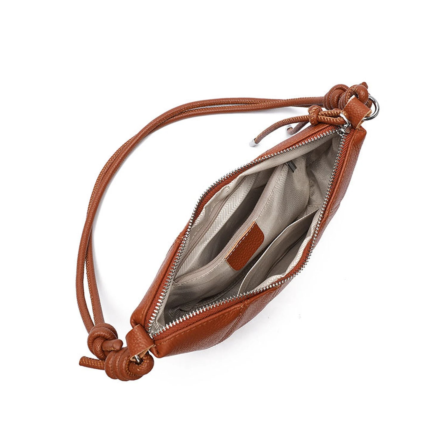 Knotted-Handle Soft Crossbody Bag custom OEM reference 02261 - structure view
