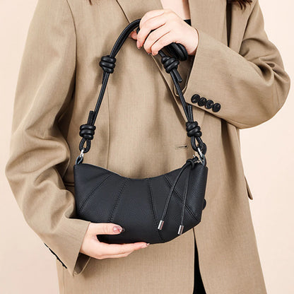 Knotted-Handle Soft Crossbody Bag custom OEM reference 02261 - detail view