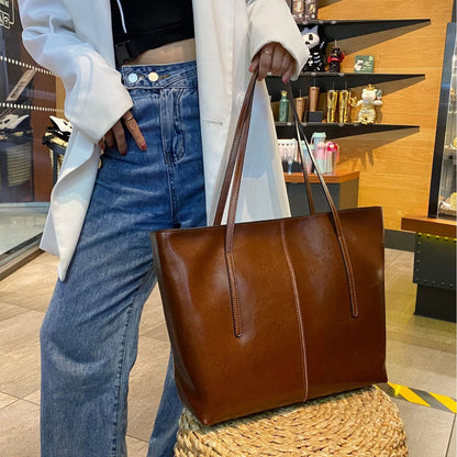 Large Structured Work Tote Bag custom OEM reference 0811 - front view