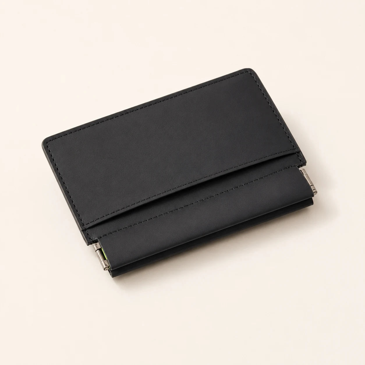 Black Full-Grain Leather Card Holder (Wholesale/OEM Manufacturer) - image 01