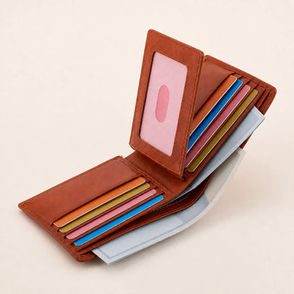Brown Genuine Leather Wallet (Wholesale/OEM Manufacturer) - image 05
