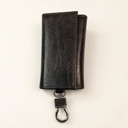 Crazy Horse Leather Key Pouch (Wholesale/OEM Manufacturer) - image 01