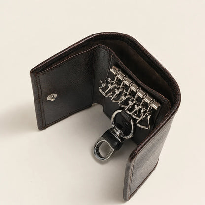 Crazy Horse Leather Key Pouch (Wholesale/OEM Manufacturer) - image 05