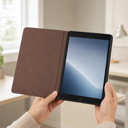 Custom Leather Folio Case For 9.7 And 10.2 Inch iPads (Wholesale/OEM Manufacturer) - image 05