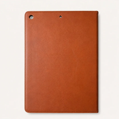 Custom Leather iPad Folio Case For 9.7 And 10.2 Inch Models Brown (Wholesale/OEM Manufacturer) - image 02