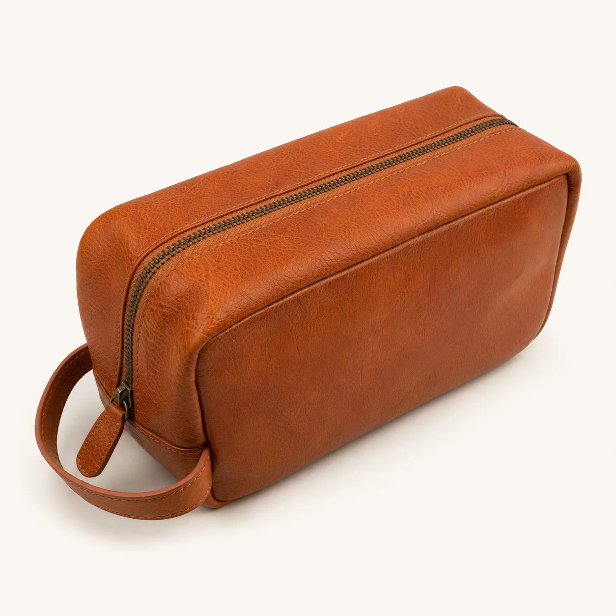 Full-Grain Leather Toiletry Bag (Wholesale/OEM Manufacturer) - image 03