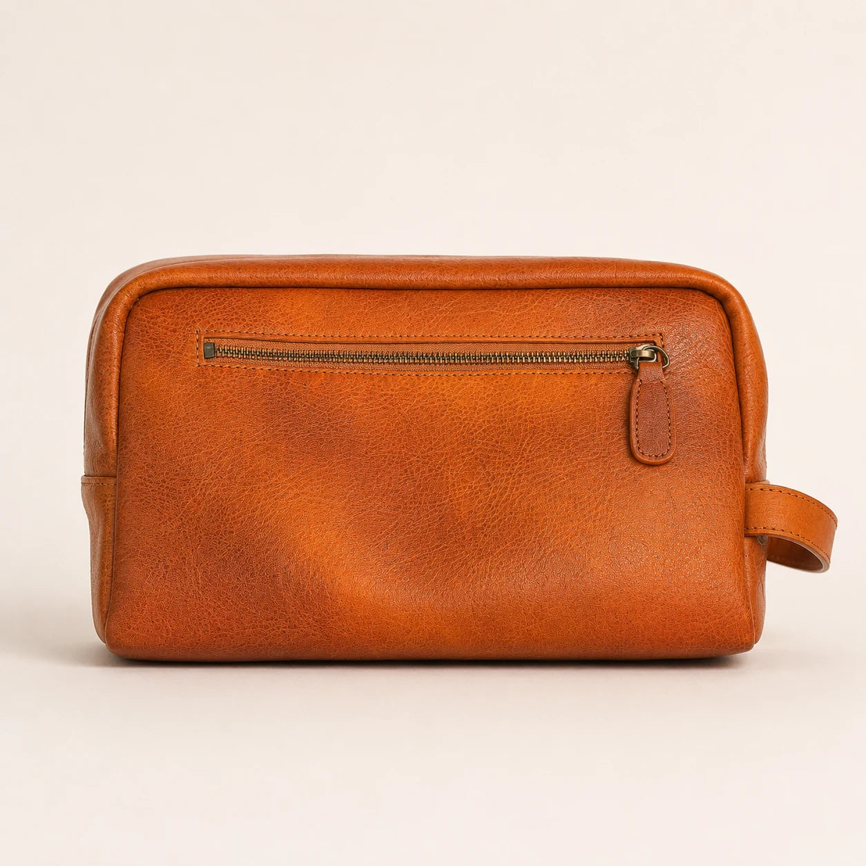 Full-Grain Leather Toiletry Bag (Wholesale/OEM Manufacturer) - image 04
