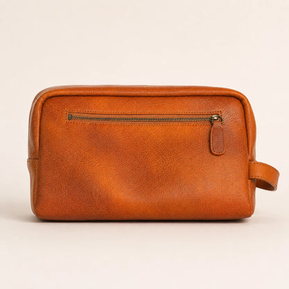 Full-Grain Leather Toiletry Bag (Wholesale/OEM Manufacturer) - image 04