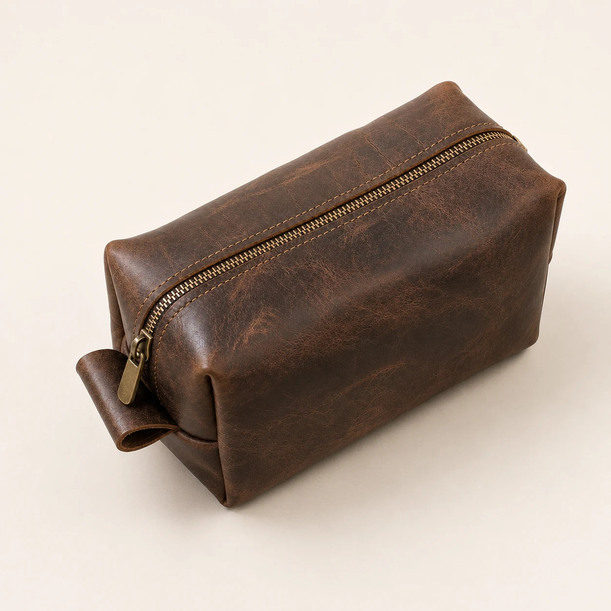 Full Grain Toiletry Bag (Wholesale/OEM Manufacturer) - image 01