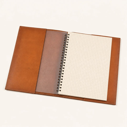 Genuine Leather Notebook Cover (Wholesale/OEM Manufacturer) - image 02