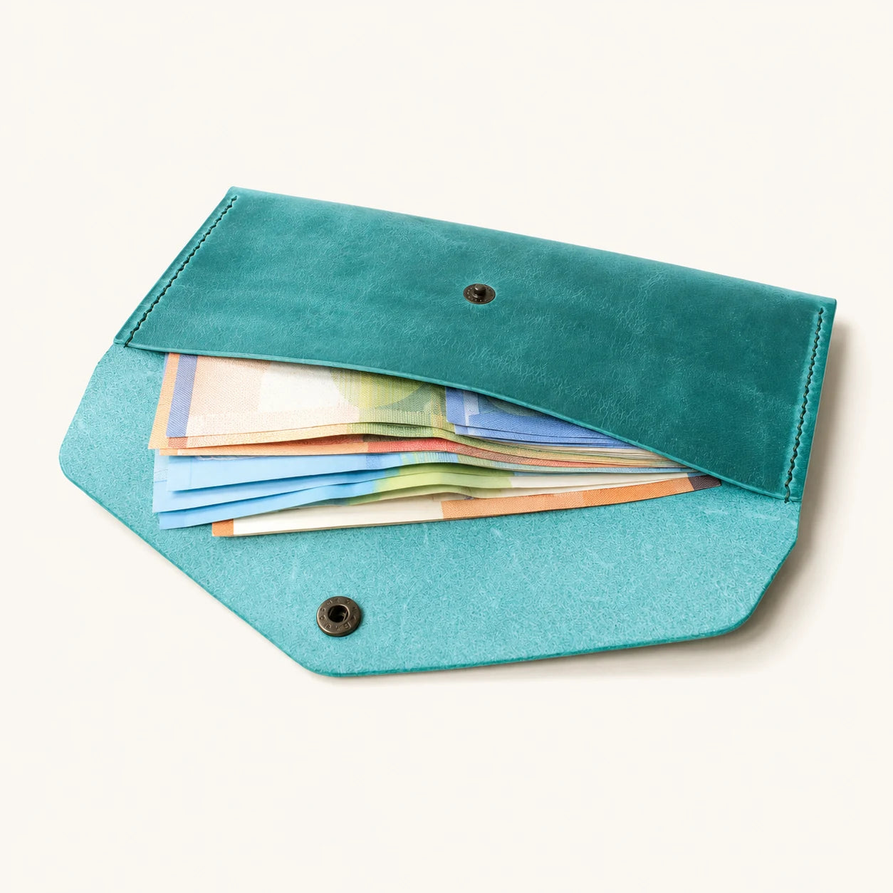 Leather Cash Envelope Wallet Handmade Cash Stuffing Purse And Money Organizer Etsy (Wholesale/OEM Manufacturer) - image 02