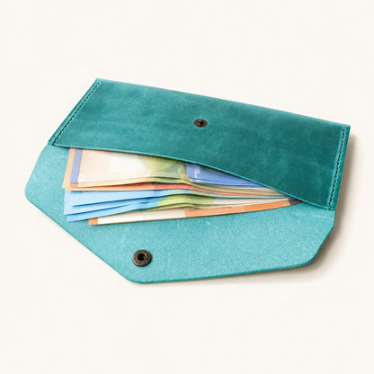 Leather Cash Envelope Wallet Handmade Cash Stuffing Purse And Money Organizer Etsy (Wholesale/OEM Manufacturer) - image 02