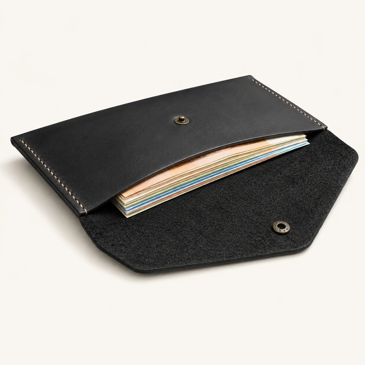 Leather Cash Envelope Wallet Handmade Cash Stuffing Purse And Money Organizer Etsy (Wholesale/OEM Manufacturer) - image 03