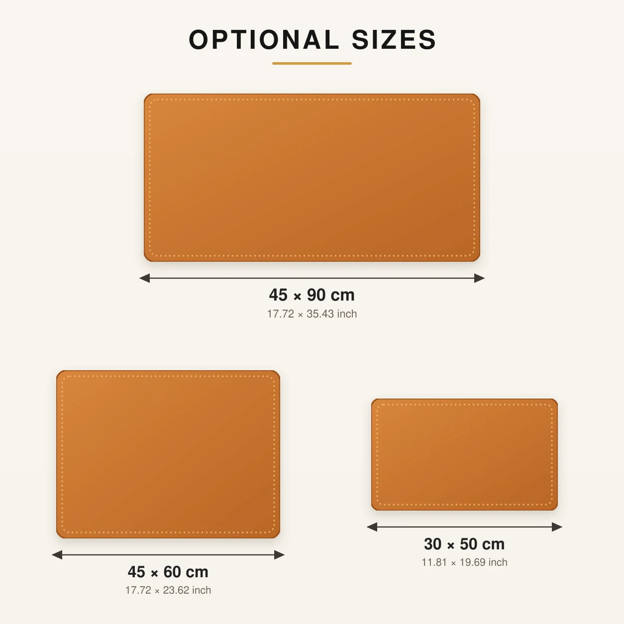 Metro Leather Desk Mat Medium (Wholesale/OEM Manufacturer) - image 06