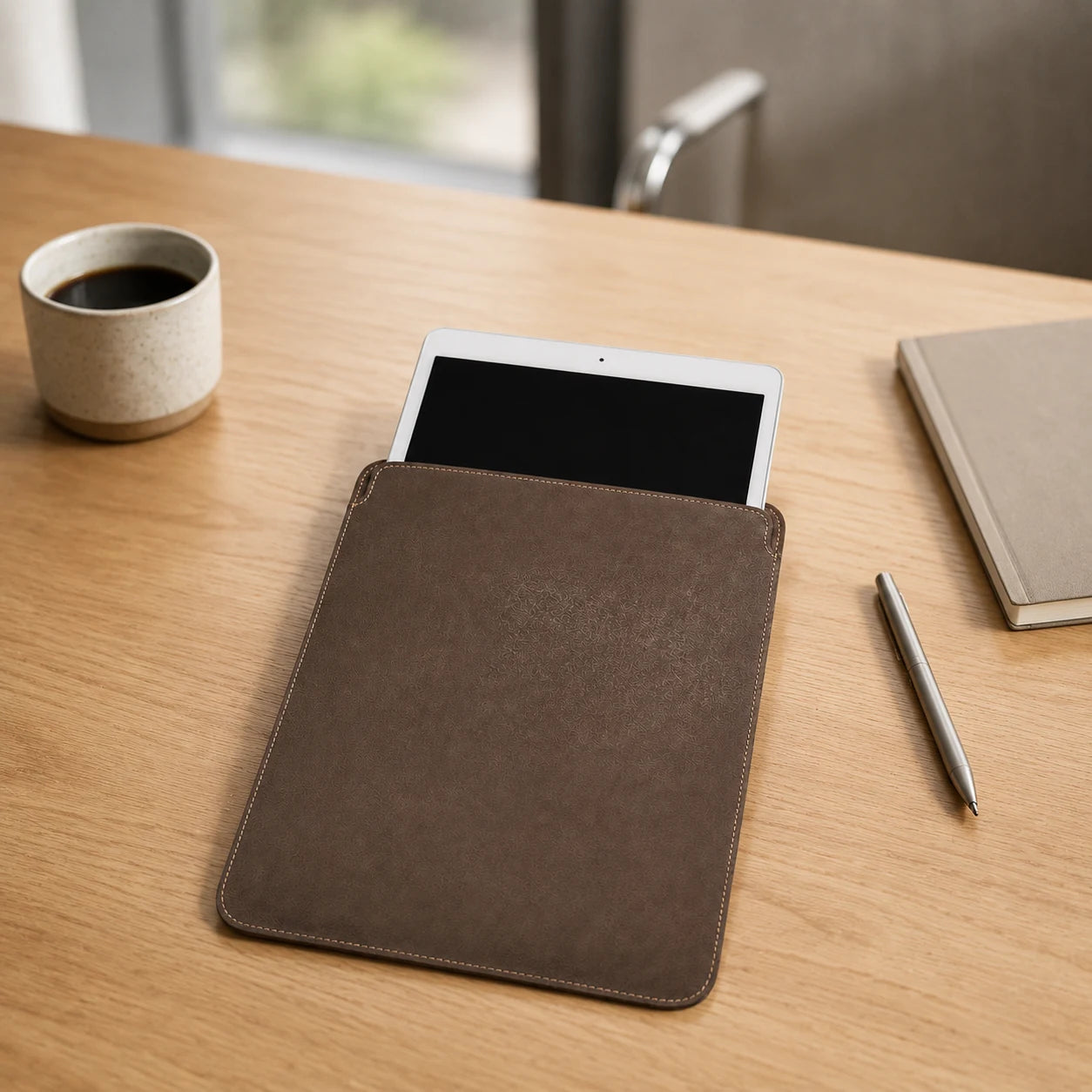 Vintage Genuine Leather iPad Sleeve (Wholesale/OEM Manufacturer) - image 05