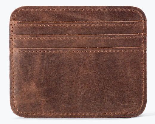 Vintage Leather Cardholder (Wholesale/OEM Manufacturer) - image 01