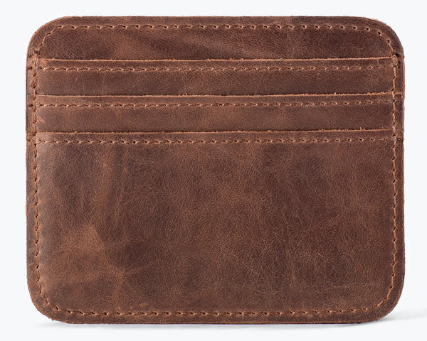 Vintage Leather Cardholder (Wholesale/OEM Manufacturer) - image 01